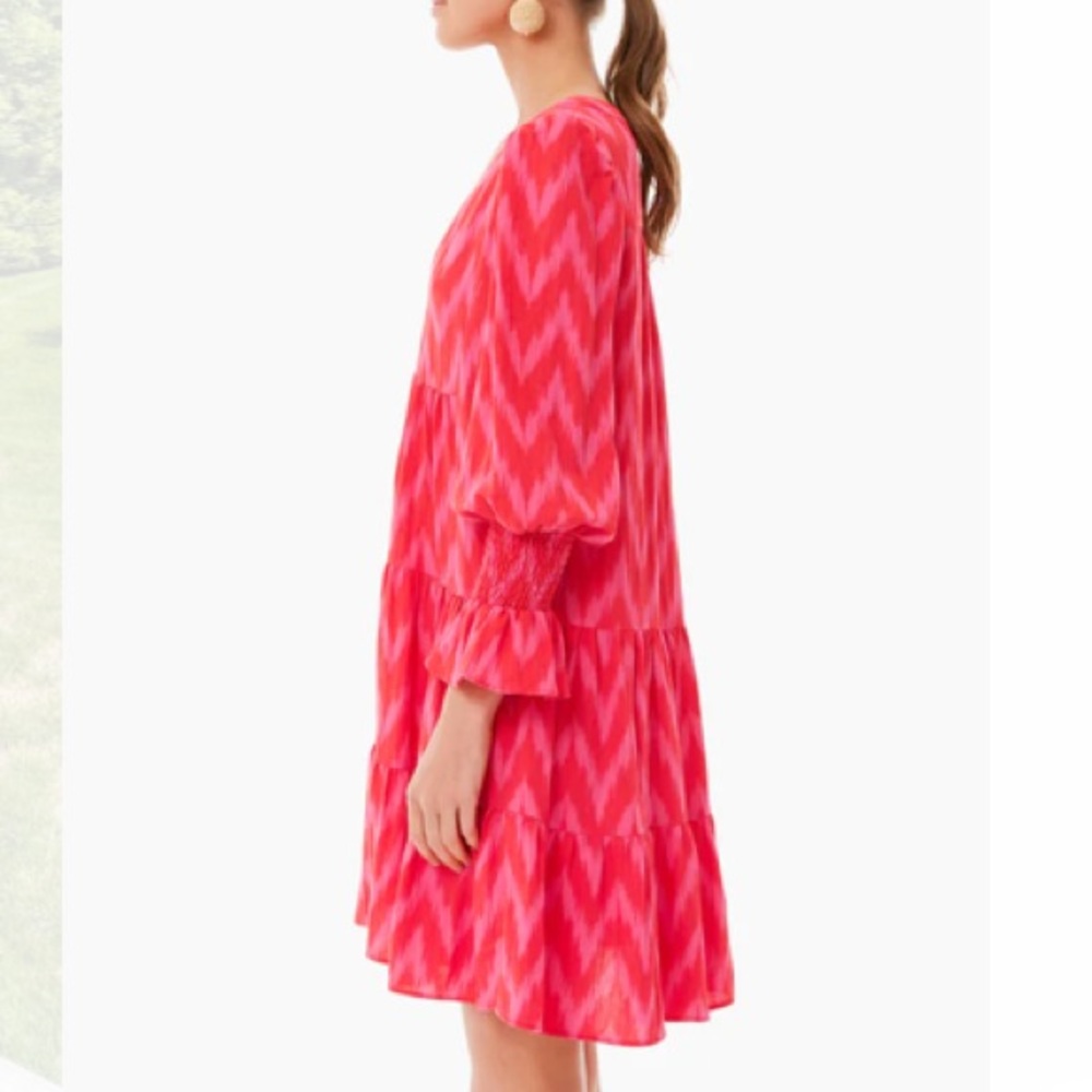 NWOT Tuckernuck Pomander Place pink Kenzo dress S - Picture 2 of 11